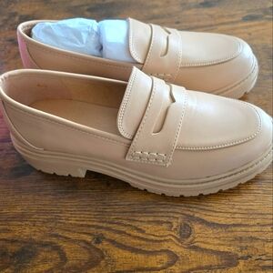Beige Loafers with Chunky Sole (6)